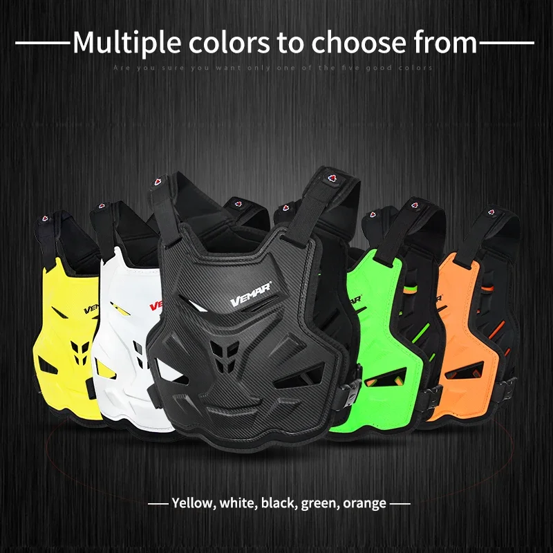 Vemar Off-road Motorcycle Body Armor Clothing Riding Racing Anti-Fall Motocross Chest Protector Hemp Rope Pattern Armor Men
