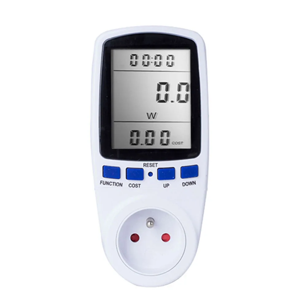 Ac Power Wattmeter Eu Energy Power Meter Wattmeter Socket Watt