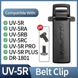 Original Baofeng Walkie Talkie Belt Clip with Screws (1/2 pcs) (1 Pcs)