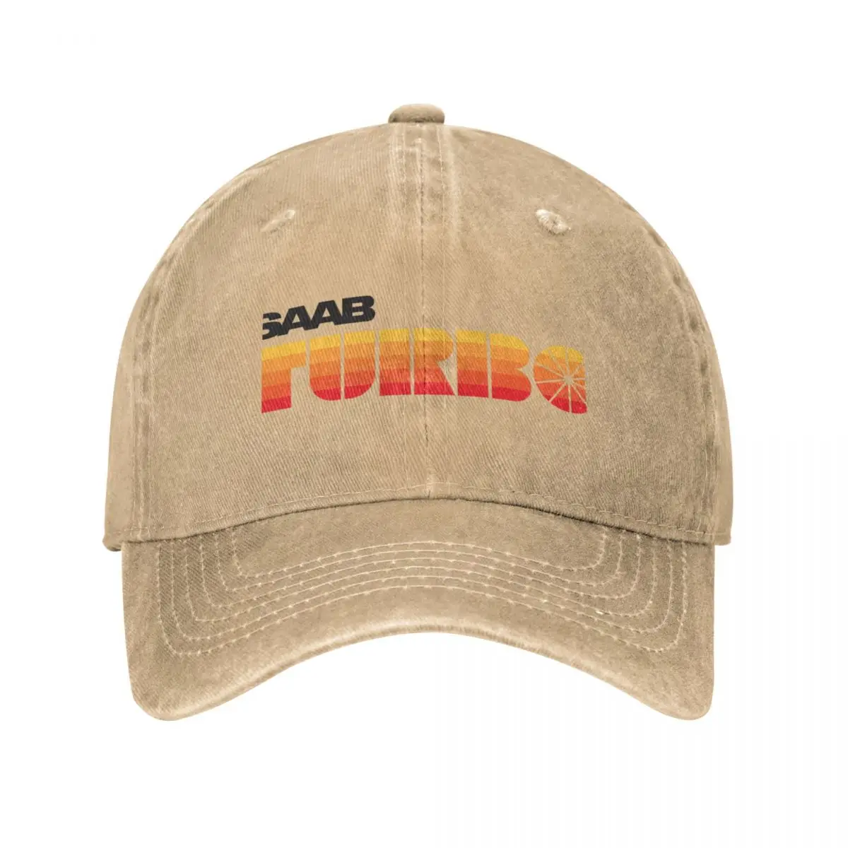 

SAAB Turbo retro look badge stripes Cowboy Hat Fishing Caps Uv Protection Solar Hat cute Mens Caps Women'S