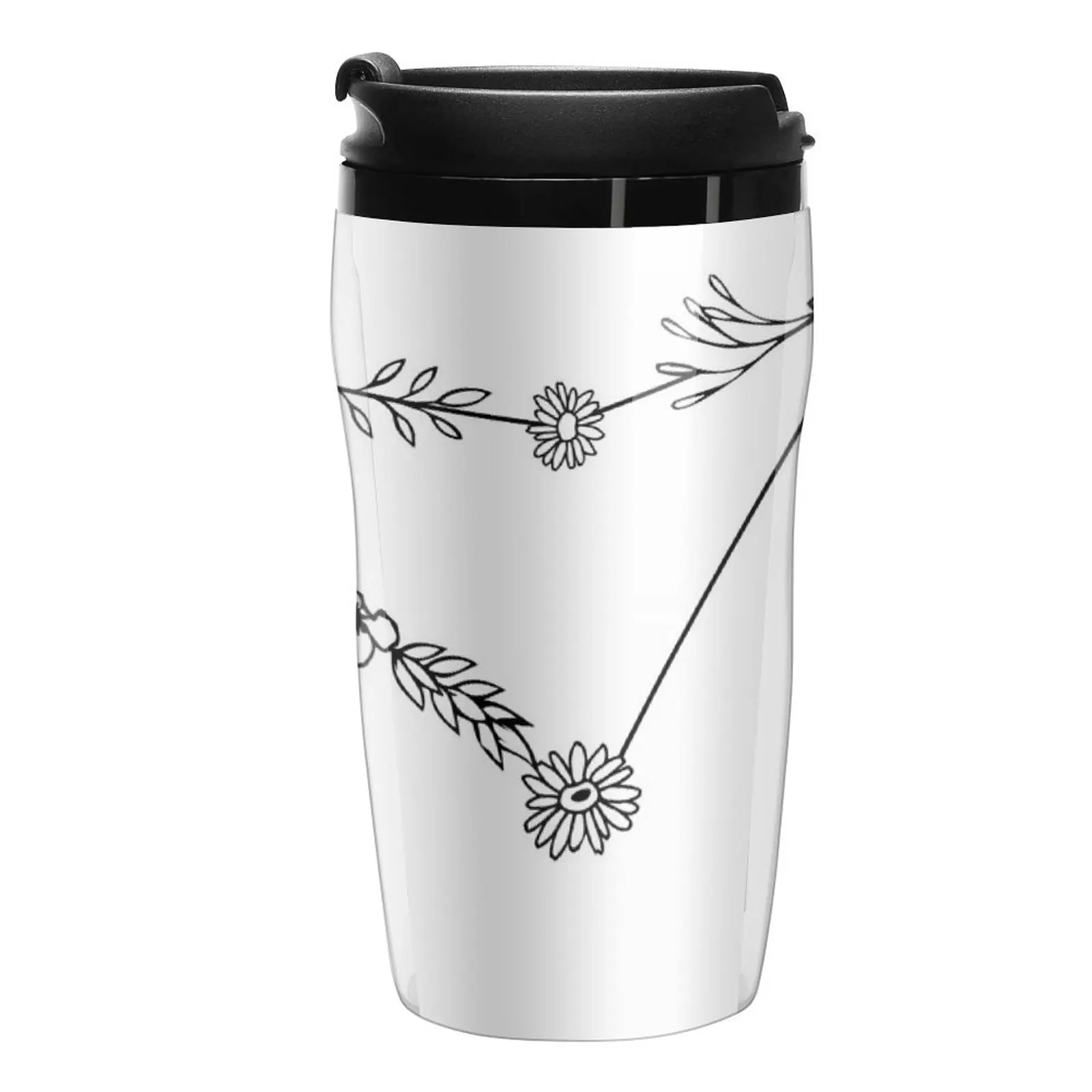 

Capricorn Zodiac Wildflower Constellation Travel Coffee Mug Paper Cups For Coffee Cup For Coffee Coffee And Tea