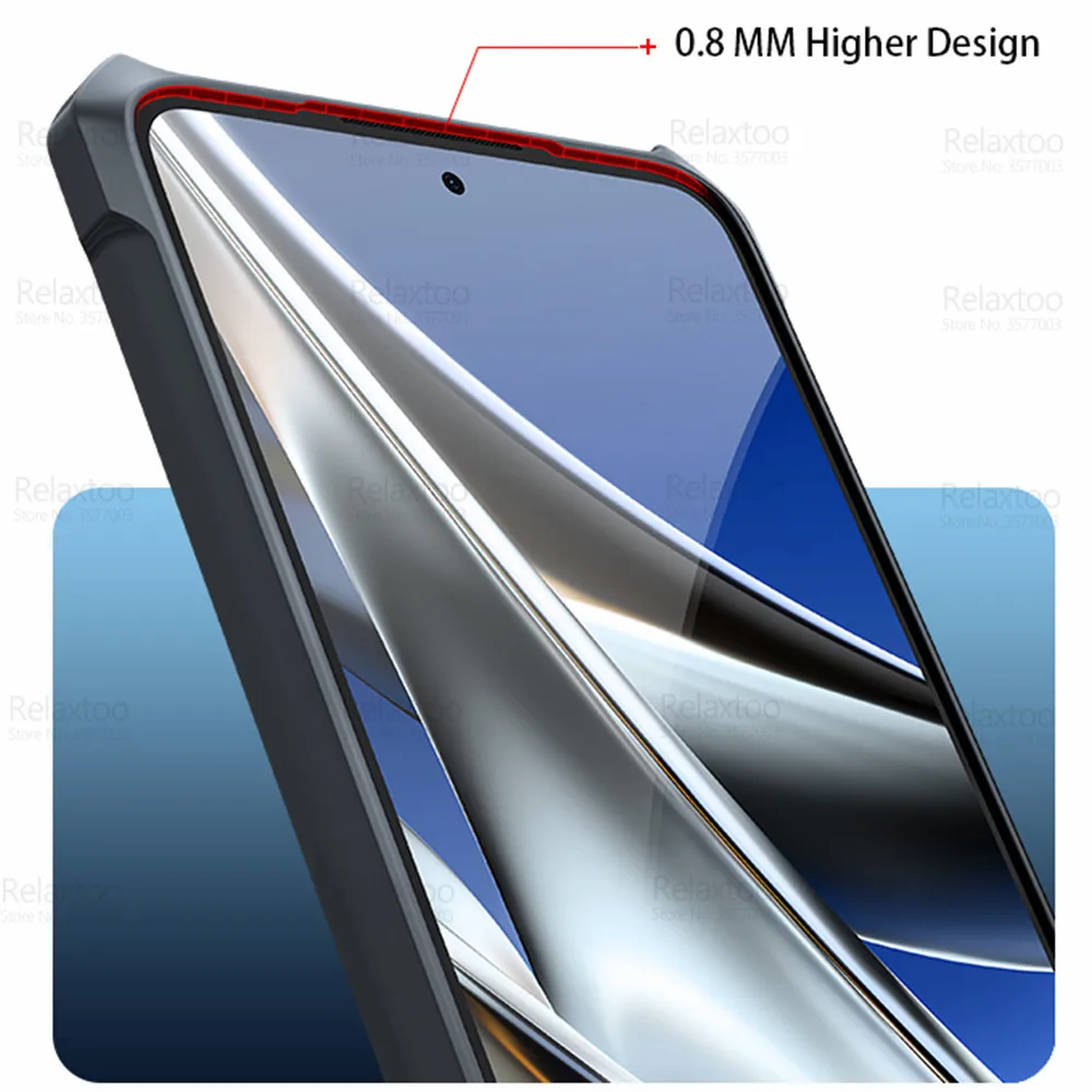 אקריליק חזרה ברור מקרה עבור Xiaomi Poco X4 פרו 5G Pocco M4 פרו 4G M X 4 NFC pocox4 PocoM4 מצלמה עמיד הלם קשיח מחשב כיסוי Coque
