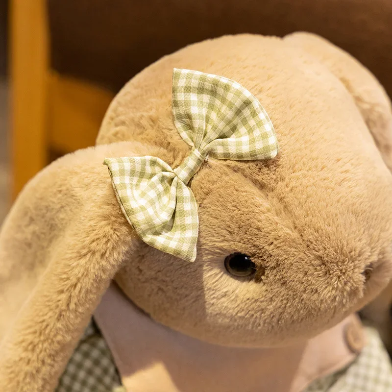 45cm/55cm Cute Plush Toy Stuffed Toy Rabbit Wear Dress Doll Babies Sleeping Companion Cute Doll Children's Gift
