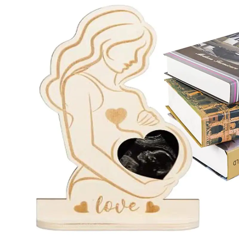 Photo Frame Baby Ultrasound Sonogram Picture Pregnancy Gift Baby Announcement Keepsake For Couples New Moms Dady