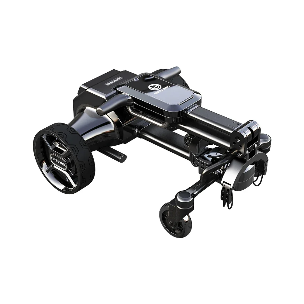 Portable High Quality Electric Golf 45km Battery Life 2kg Battery Weight Electric Golf Trolley for Courses