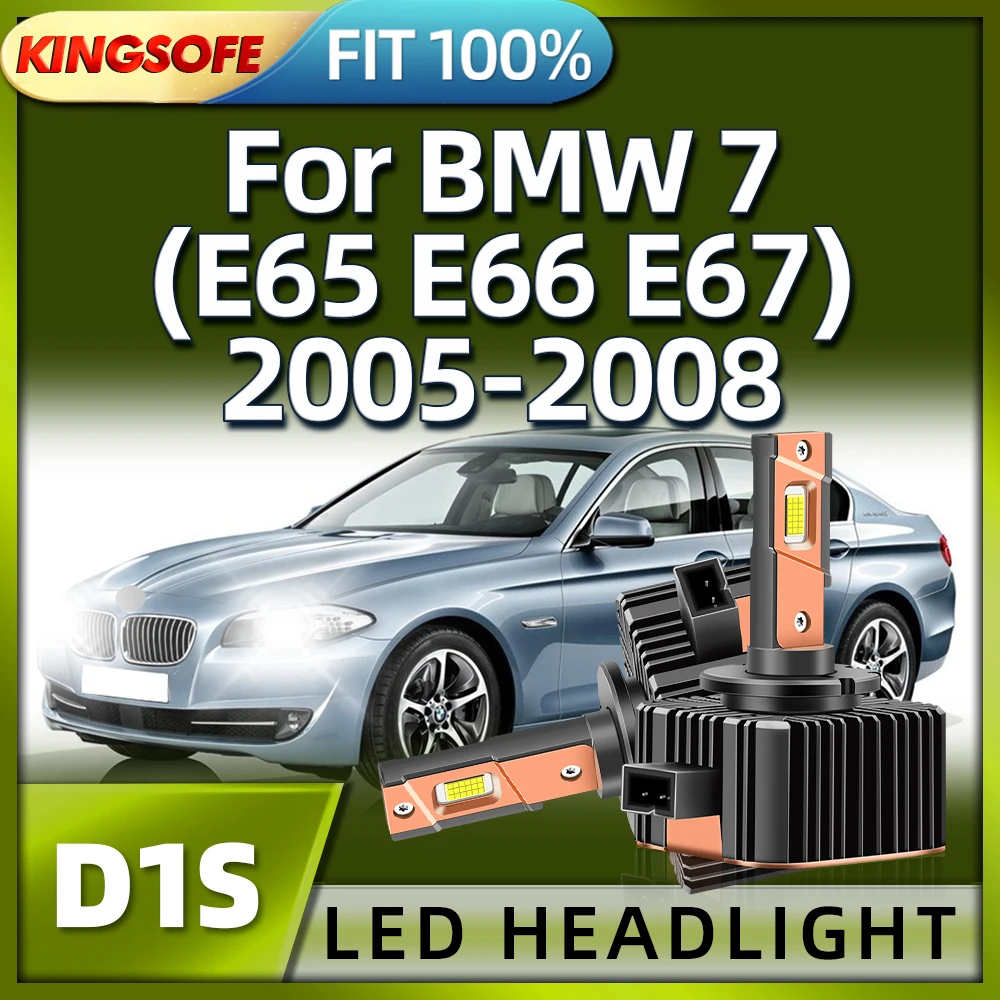 RoadsunHIDHeadlightLEDD1S45000LMCSPChipCarLamps6000KWhite