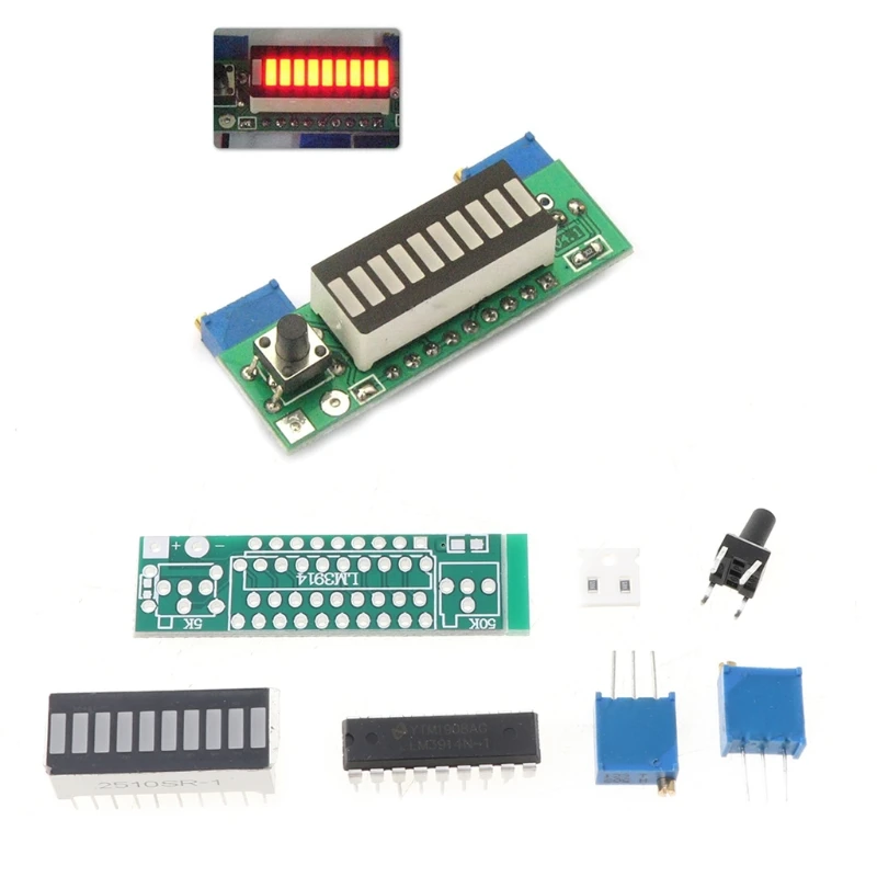 Circuito Indicatore Livello Di Carica Batteria Celle 12V Lipo Litio 3s Con Led