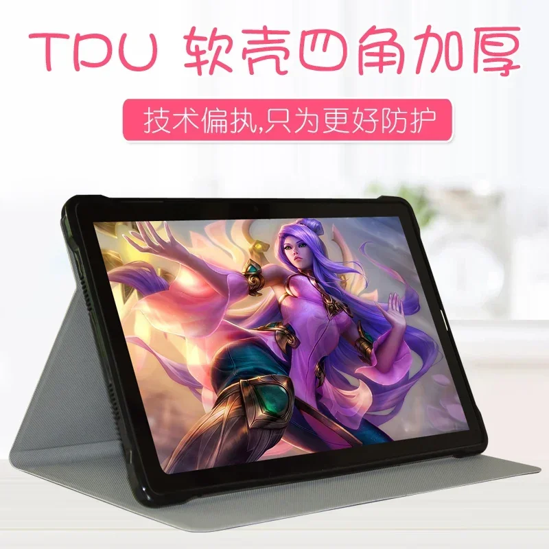Custodia Tablet Teclast M40 PRO YGoal Custodia Per Teclast P20HD/Teclast M40 PRO- Slim Sottile Leggera In PU Pelle Folio Cover Protettiva Case Per Teclast P20HD/P20/M40/M40 PRO Cover Grigia Per Tablet