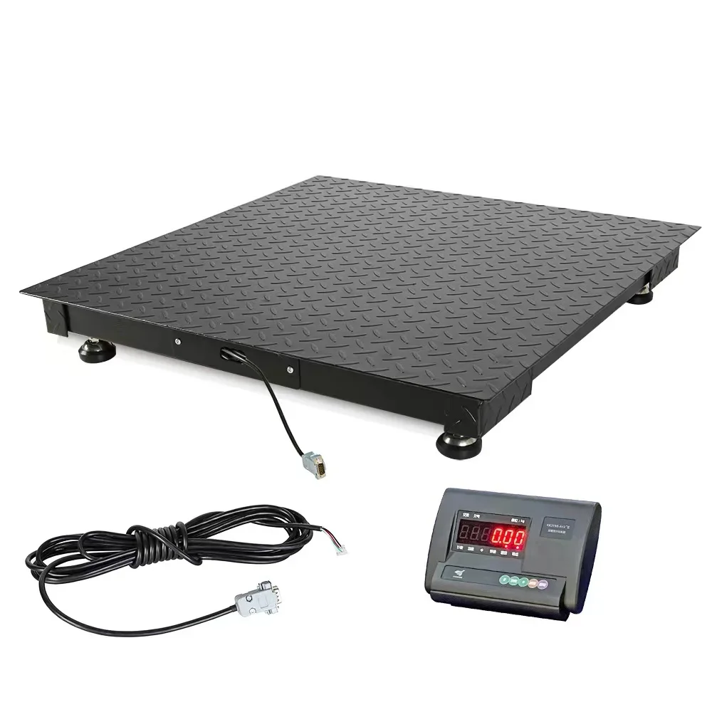 Hot Sale Industrial Digital Weighing Scale 3 Ton Carbon Steel Floor Platform Scales
