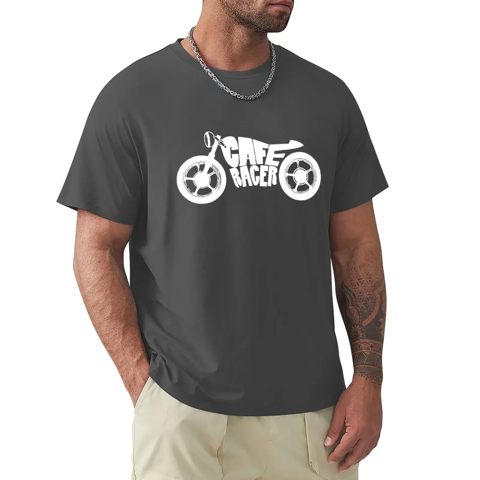 

Cafe Racer T-Shirt summer clothes Aesthetic clothing mens graphic t-shirts big and tall