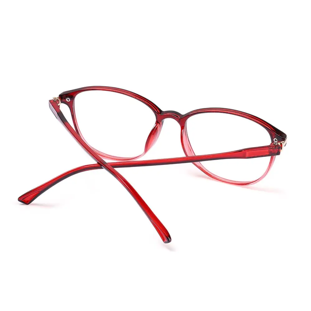 Neue runde klassische Brillen rahmen Frauen Lesebrille flexible Feder scharnier Komfort tragen mit Dioptrien 1,0 bis 4,0 – Detail 4