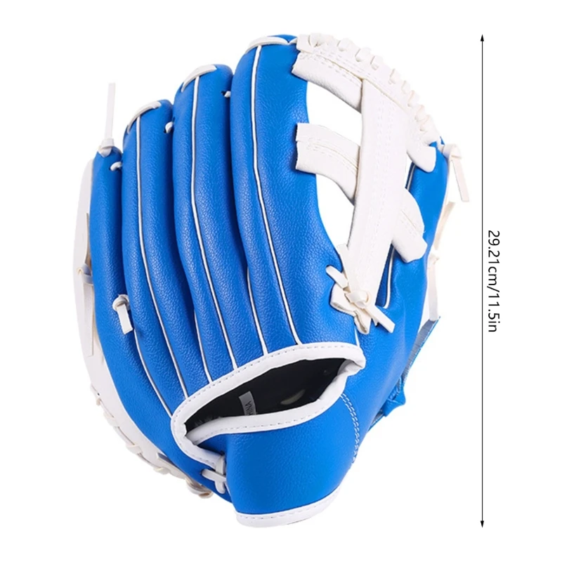 PU Leather Batting Gloves Pitcher Softballs Gloves Catcher Practicing Gloves H58D