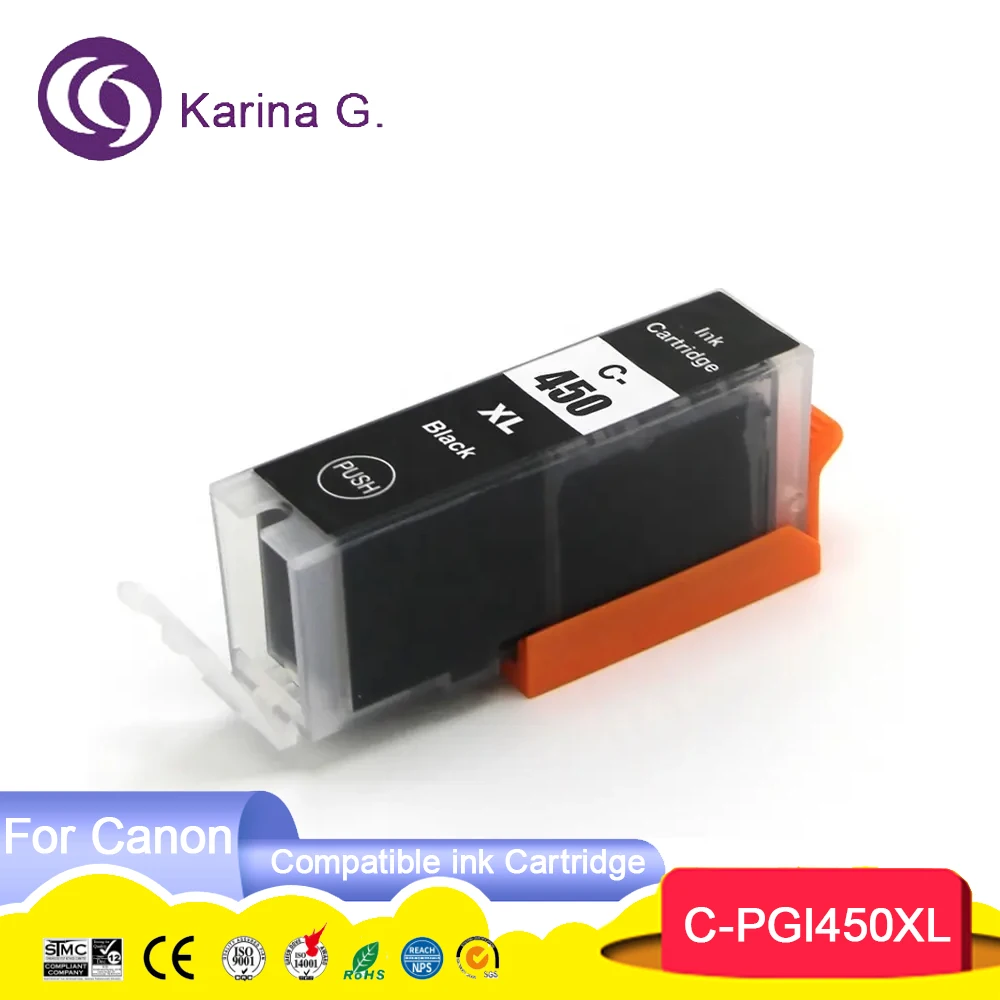 PGI-450XLBK 450 451 450XL 451XL PGI450 CLI451 Compatible Color Inkjet Ink Cartri
