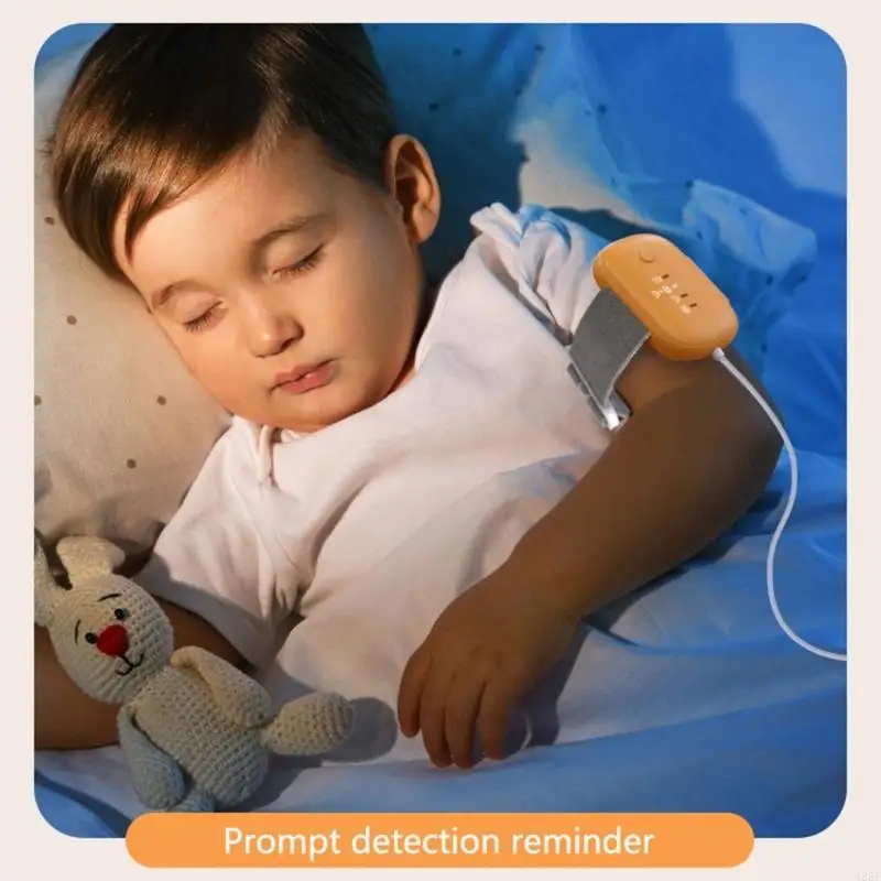 Bedwetting Alarm for Children USB Rechargeable Pee Alarm Wristband with Music & Vibration Baby Potty Training Supply 425F