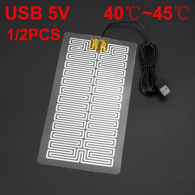 Usb Ruhák Fűtőpad Gyorsan Melegítő Szőnyeg Elektromos Fűtő Lap Hordozható Téli A Mellény Kabát Cipő Zokni 5V