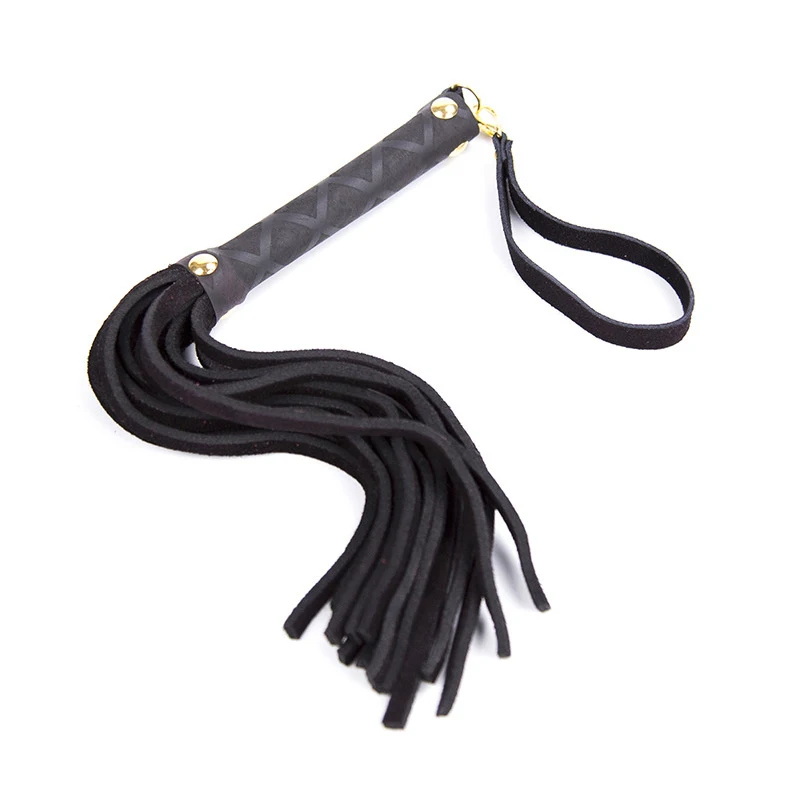 High Quality Pu Leather Pimp Hand Cuffs Queen Colourful Horse Racing Riding Crop Party Flogger Riding Whip