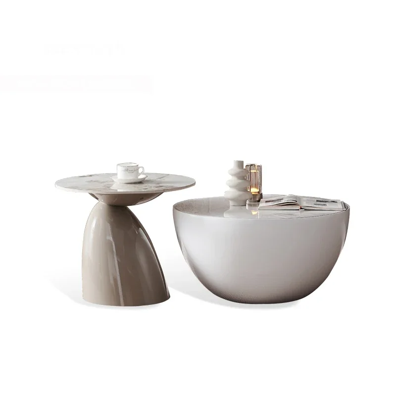 

Round Nordic Dining Tables Desk Corner Small Modern Coffee Table Tea Bedroom Room Decor Mesa Auxiliar Outdoor Furniture