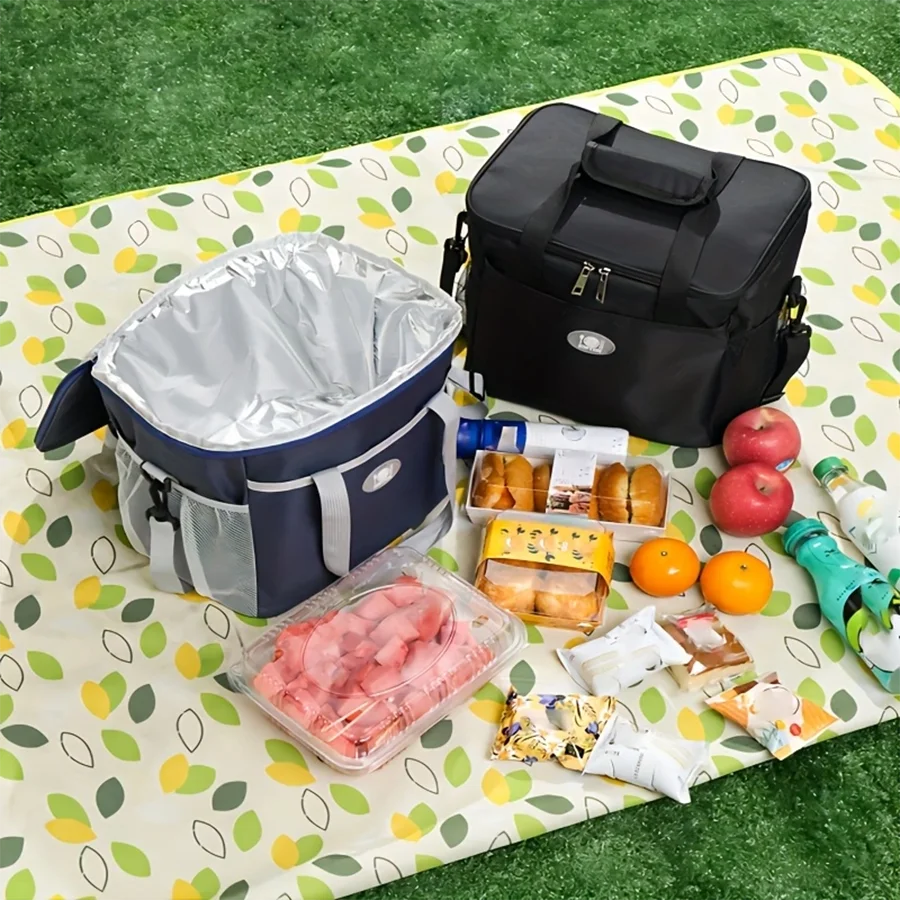 Lunch Bag Reusable Freezer Cooler Office School Picnic Beach Adjustable Shoulder Strap Kids/Adults