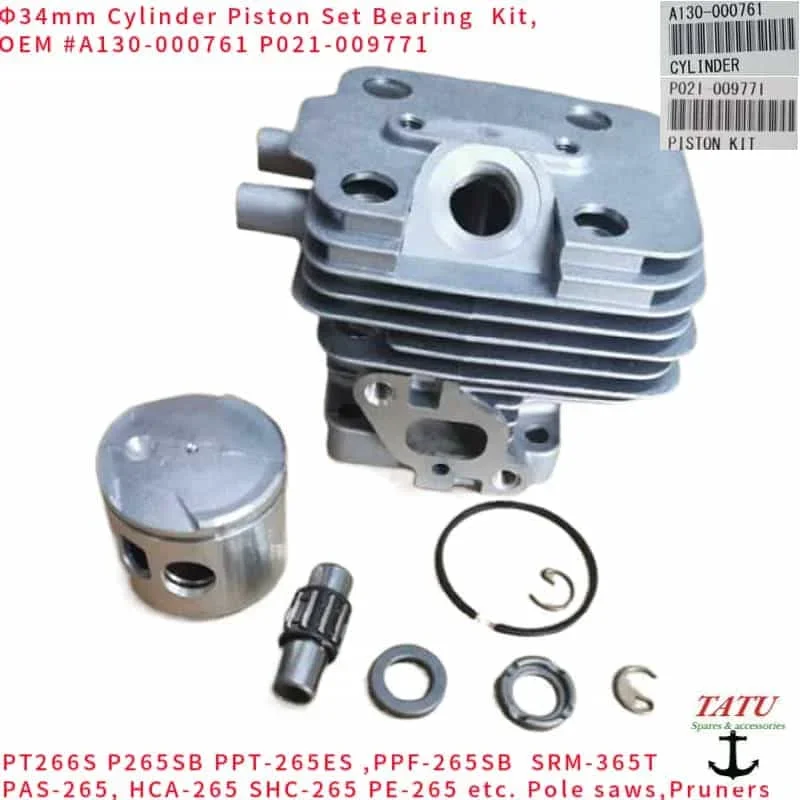 アクセサリー SUPER ECHO Z MEC-33000 Cylinder Piston Echo | Cylinder Piston Kit | Saw Pruner