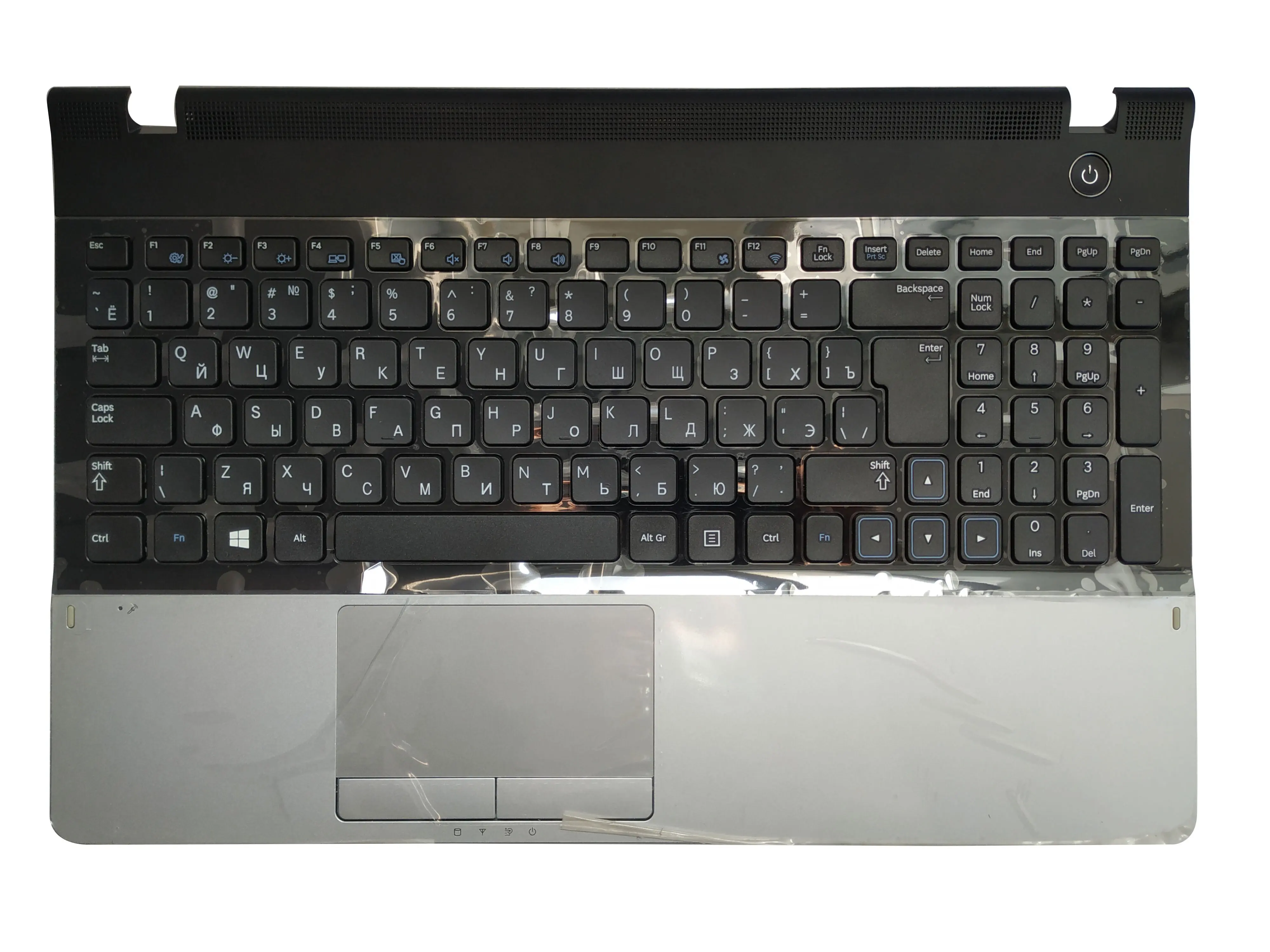 Teclado Russo com Palmrest Tampa Superior Touchpad Samsung 300e5a 300e5c 300e5z Np300e5a Np305e5c Np300e5x Np305e5a ru Novo - Imagem 3