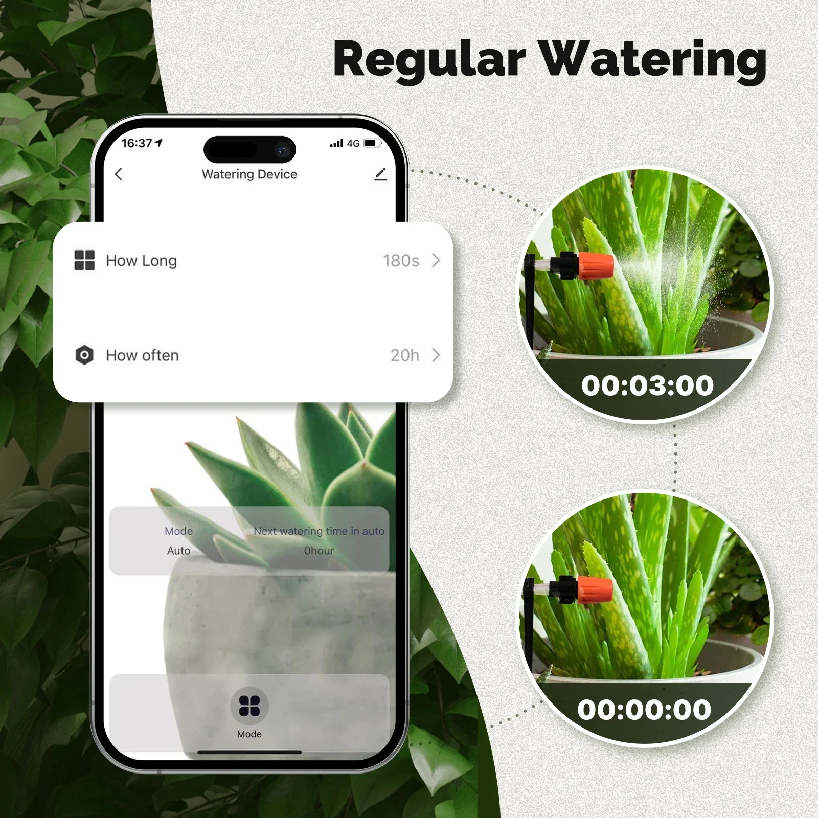 MOES Tuya WiFi Smart 1-Outlet Watering Timer Water Pump Device Irrigation System Garden Tools Sprinkler Design Auto Mode Manual 2