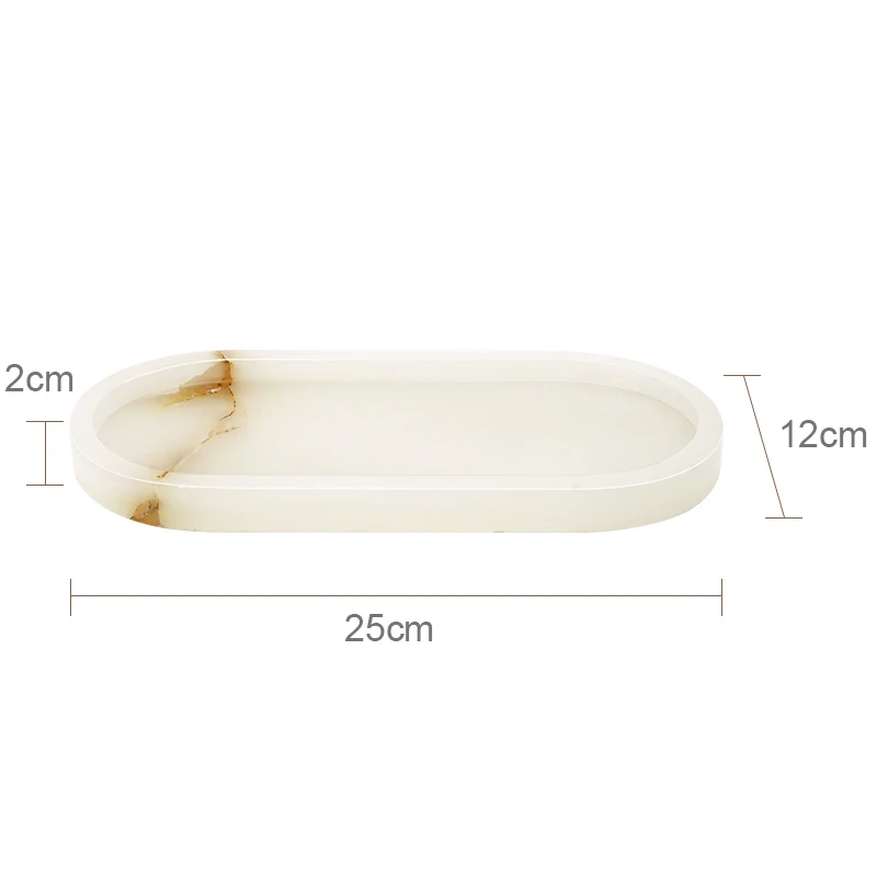 Marble soap dispenser and tray