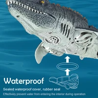 2.4GHz Rc Hippo Toys Remote Control Boat Waterproof Spray kids toys  For Boys Gift 3