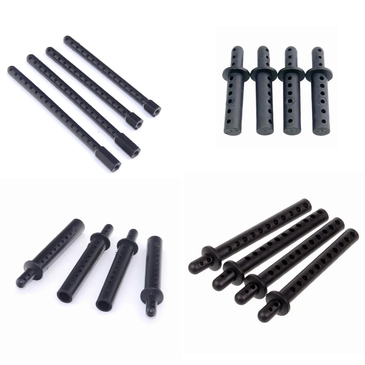 

RC HSP Plastic Body Post Mounts 1:10 Scale Car Shell Column Body Bracket Pillar For HSP 02010 94123/94122/94102/94103