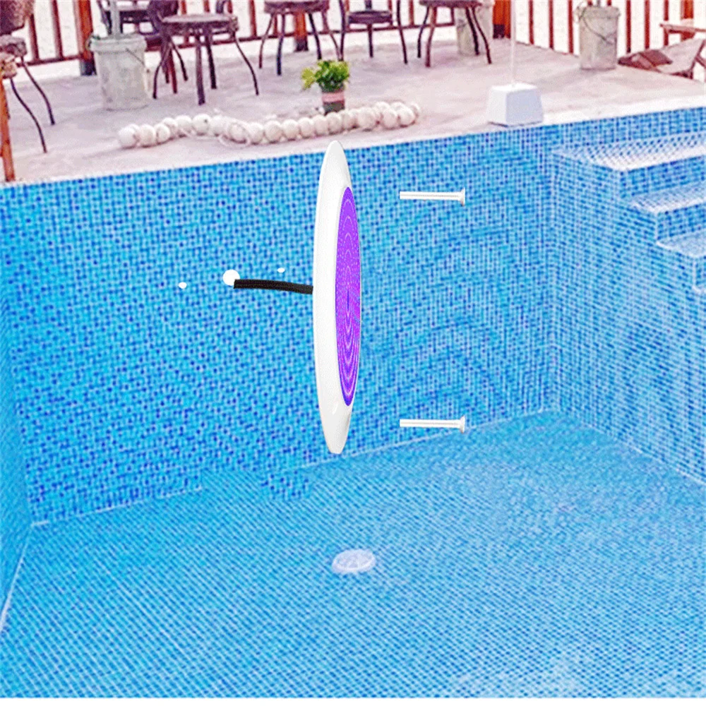 30W RGB LED 풀 조명 블루투스 APP 제어 DC12V 야외/실내 수중 조명 분수 조경 램프 Piscina Luz Spotlight