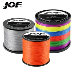 JOF Braided Line 8X 1000/500/300m 9 Color All for Fishing Line MaxDrag 22-88LB Multifilament PE Line for Saltwater Sea Fishing