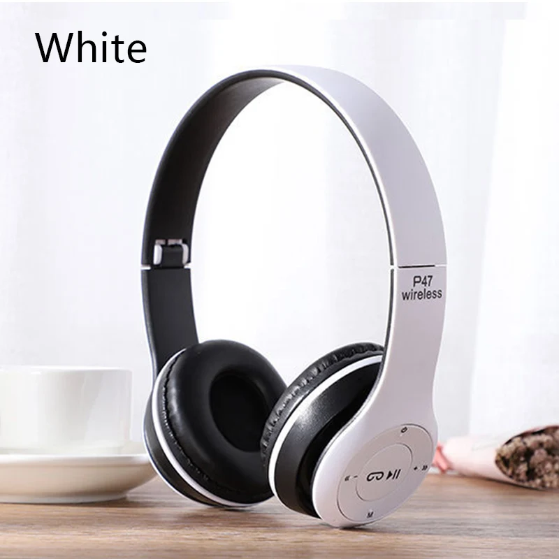 9D HIFI Earphone Foldable Wireless Headphones Tablet Bluetooth Headset With Mic For mobile Xiaomi iPhone Samsung Huawei 