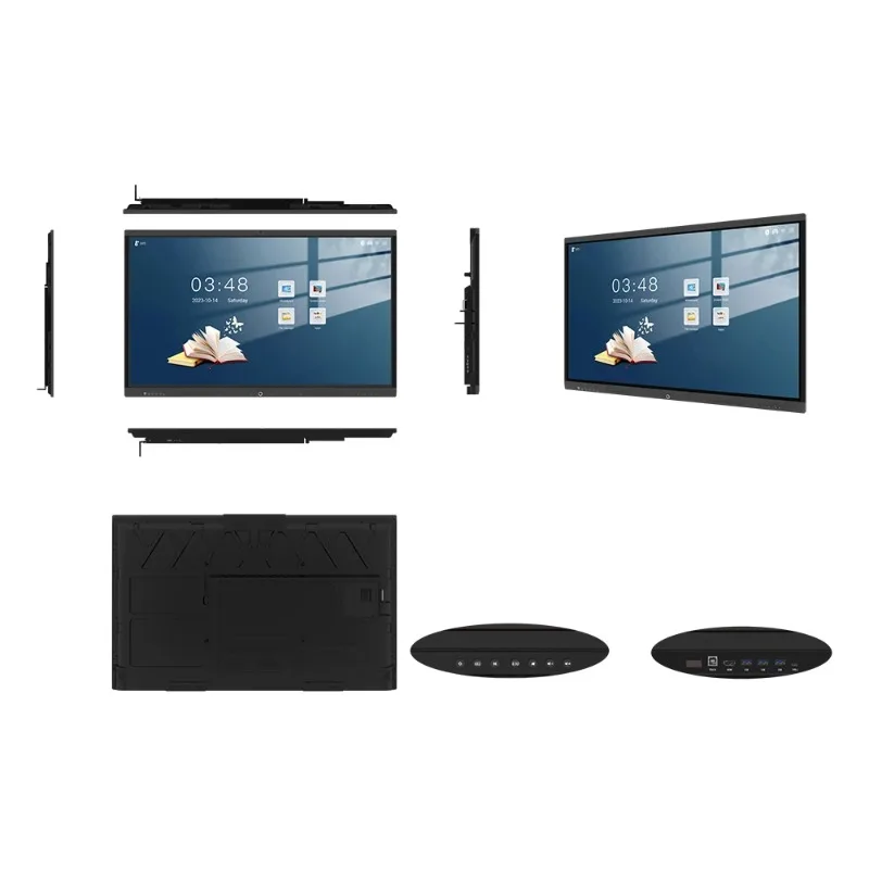 Large Screen 65Inch 4K 3840*2160 Android Television Smart Tv Displays for Meetings Educations Interactive