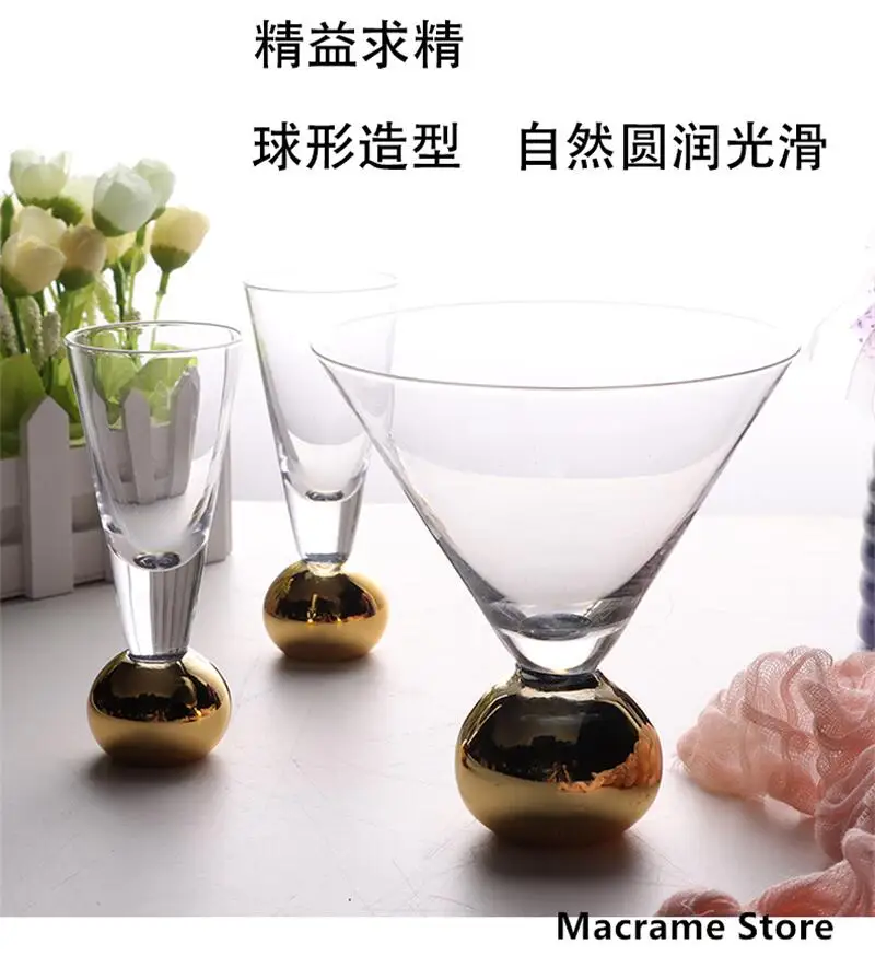 Luxury Diamond Goblet Glass Wine Glass glass Spirit glass creative personality diamond-encrusted whis