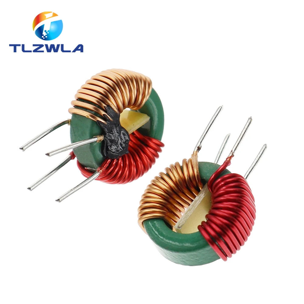 5PCS 14X9X5MM Common-mode Inductor 14*9*5mm 2MH 0.7Wire Diameter 5A Magnetic Ring inductance Power Filtering Inductance Coil