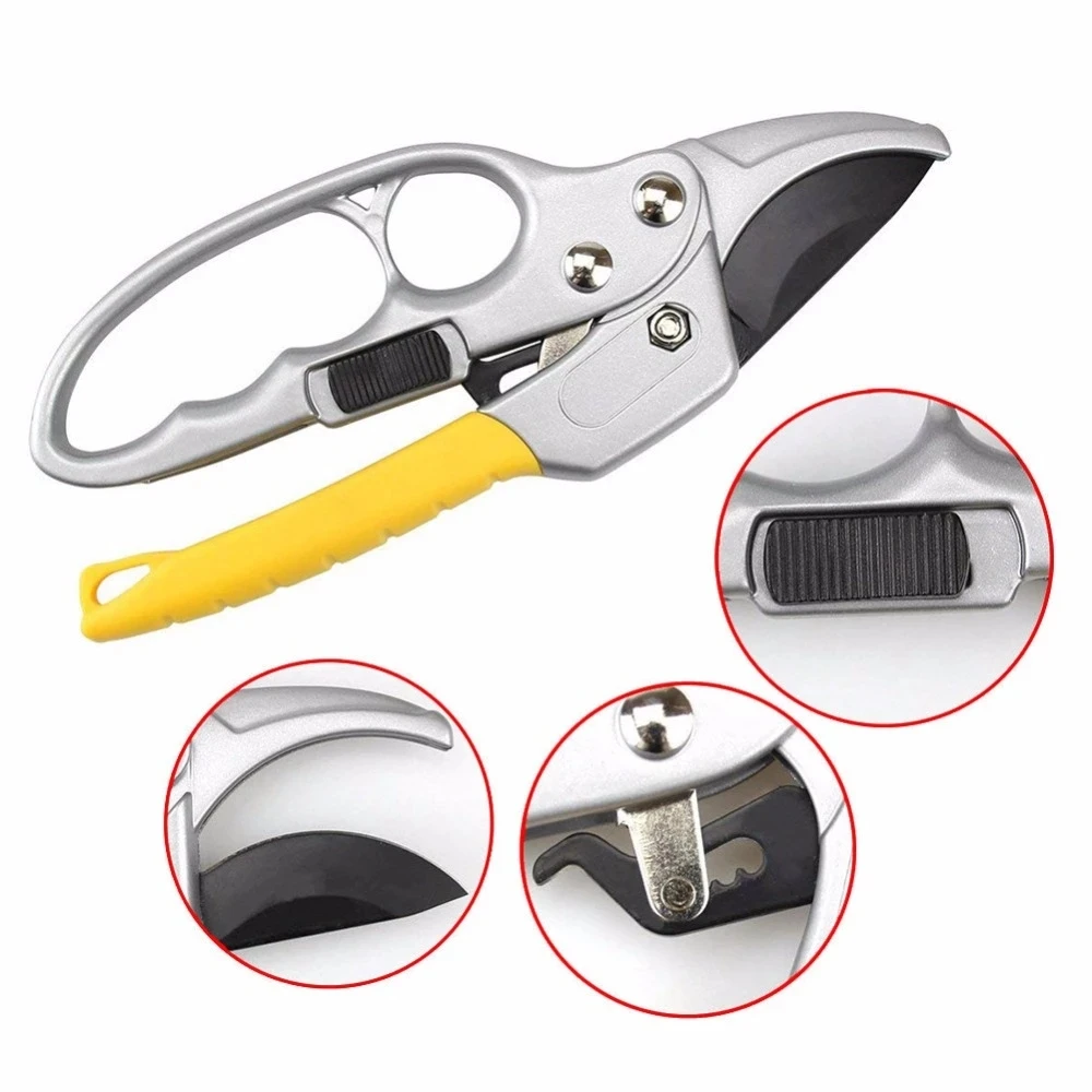 Pruning Shear Labor Saving High Carbon Steel Scissors Gardening Plants Sharp Branch Pruners Protection Hand Durable Garden Tools