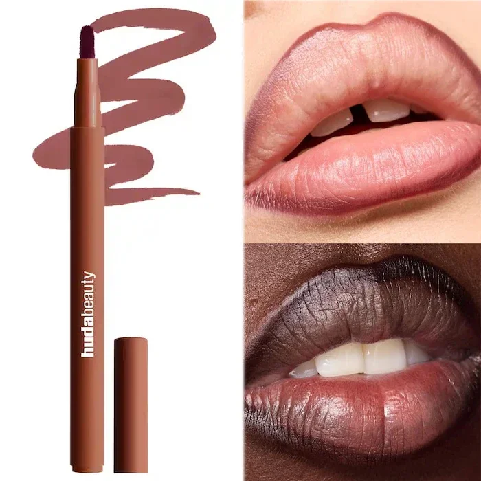 Huda Beauty Lip Liner Pencil - Achieve Precise Contours with Velvet Finish