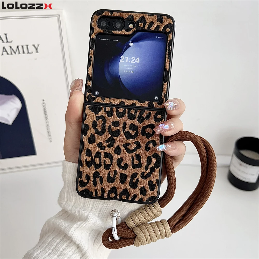 Leopard Print Clear Hard PC Luxury Shockproof Phone Case