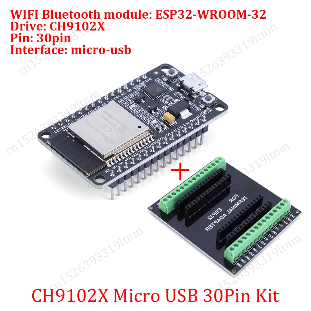 ตัวเลือกสินค้า ESP32 บอร์ดพัฒนา WiFi + Bluetooth สำหรับโปรเจกต์อิเล็กทรอนิกส์