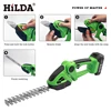 HILDA 21V Electric Cordless Hedge Trimmer Adjustable Angle Shrub Trimmer Handheld Grass Blade Hedge Machine Garden Tools 3