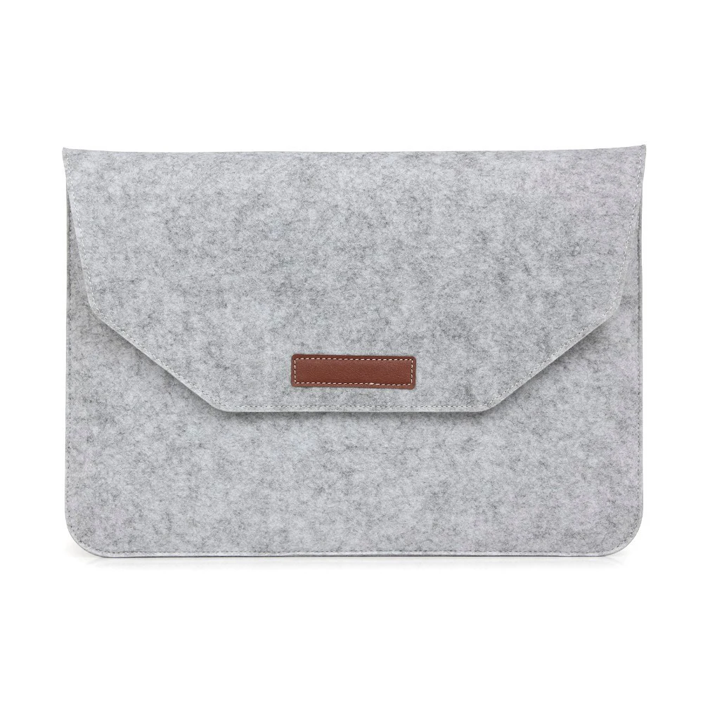 Wool Felt Laptop Bag with Bonus Mousepad and Power Mini-Pack Gift