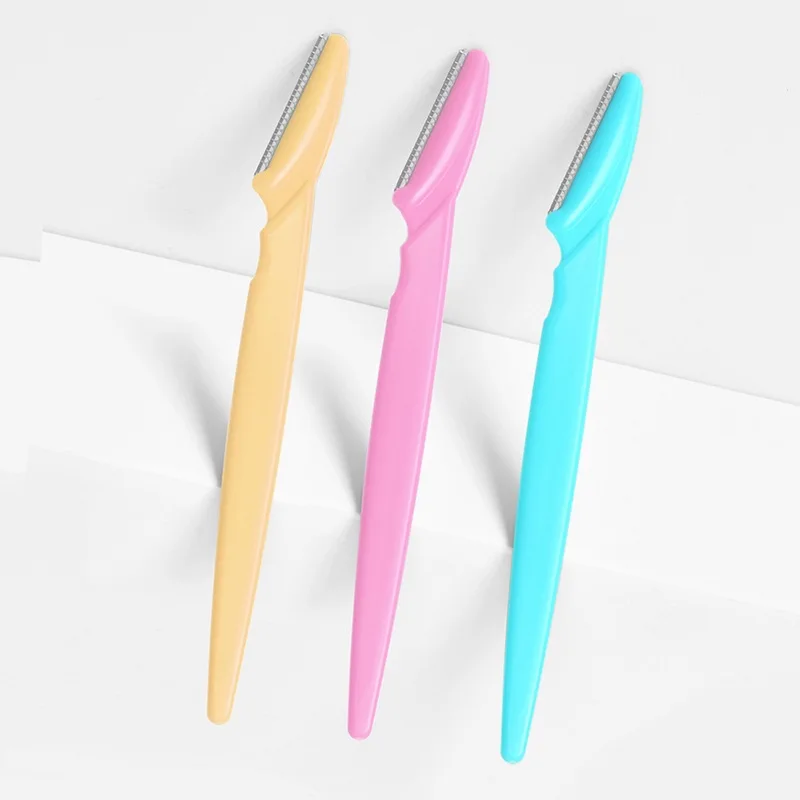 3Pcs Eyebrow Trimmer Blade Shaver Portable Face Razor Eye Brow Epilation Hair Removal Cutters for Woman Makeup