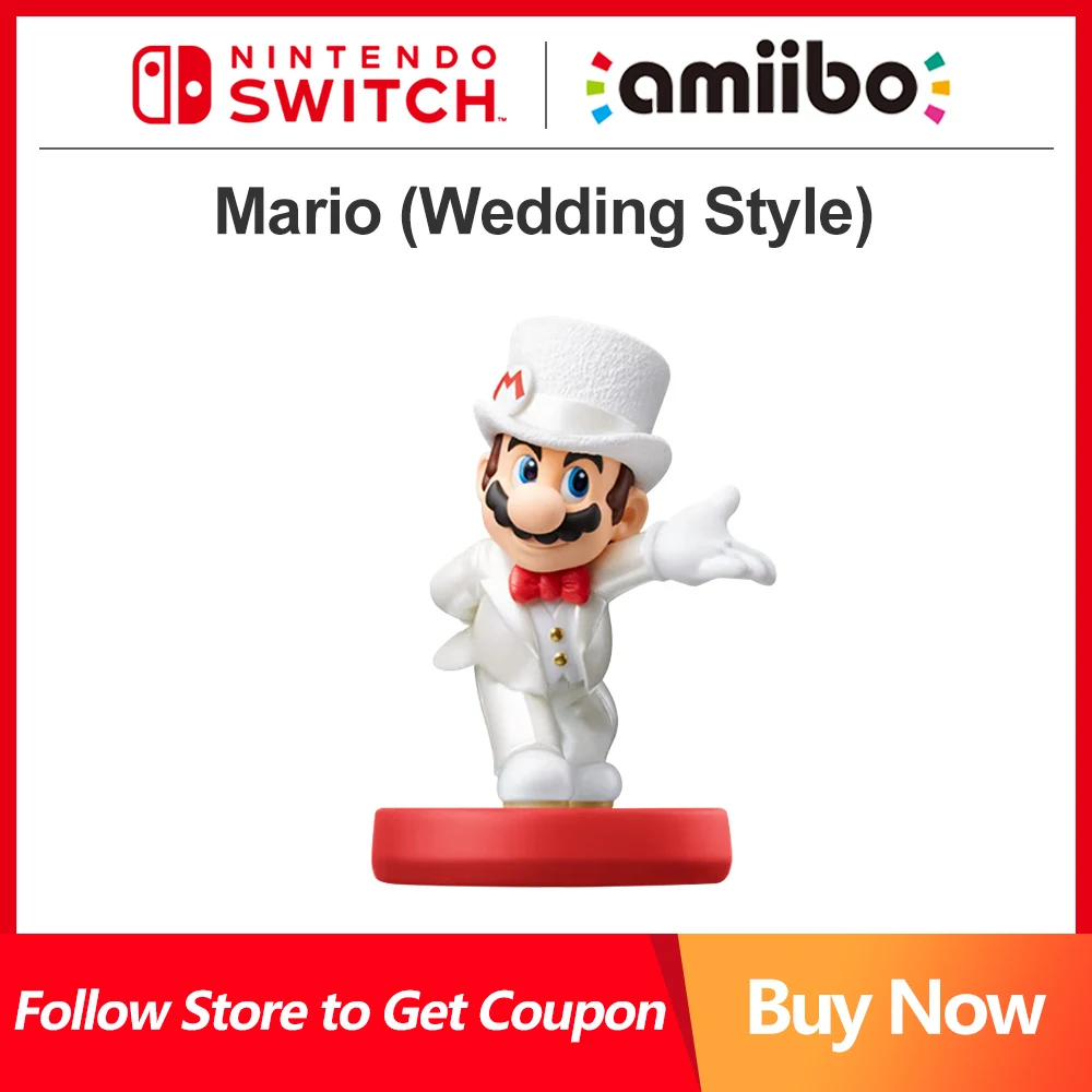 

Nintendo Switch Amiibo Mario Wedding Style for Nintendo Switch and Nintendo Switch OLED Game Interaction Model Super Mario