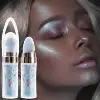 Diamond Highlighter Powder Waterproof High Gloss Glitter Body Bronzer Highlight Powder Face Contour Illuminator Makeup 1