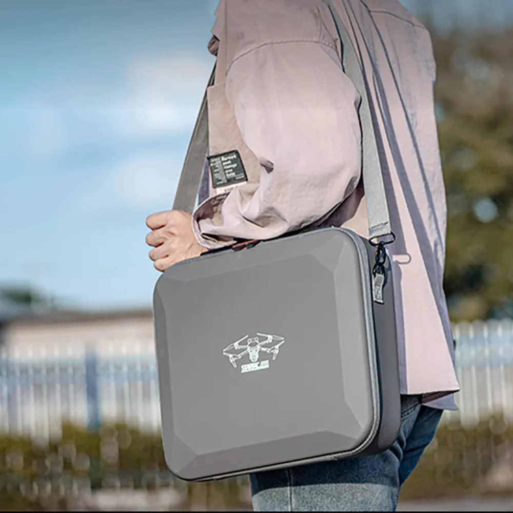 Carrying Case For DJI Air 3S Camera Accessories Portable PU Storage Protective Bag Travel Case Handbag Shoulder Bag All-In-One