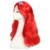 Children Princess Cosplay Wig Christmas Gift Elsa Anna Girls Snow White Tangled Hair Braid Wigs Aurora Rapunzel Belle Accessorie 5