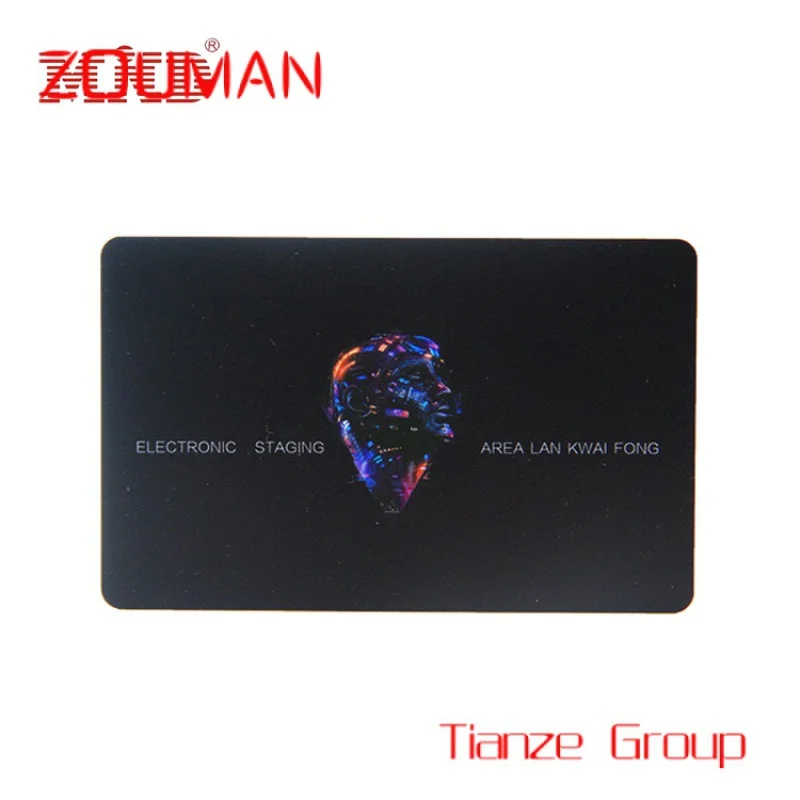 Custom , High Quality Fancy Plastic PVC Black Matt NFC Key Card Electronic Business Cards