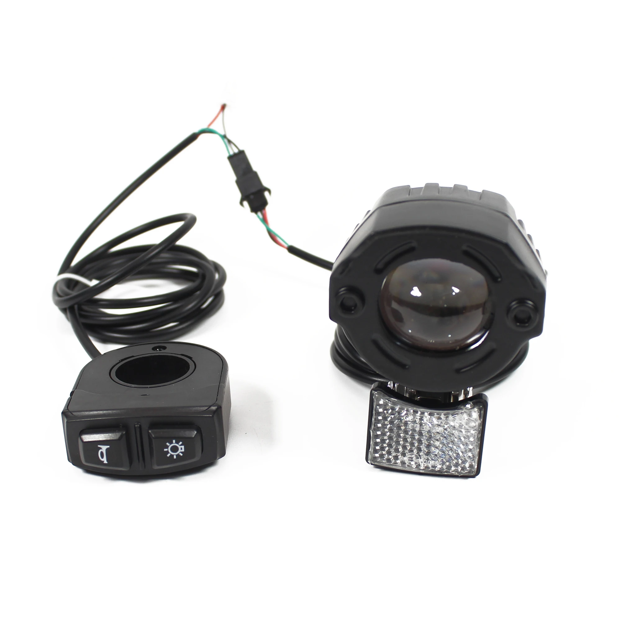 Feux Avant Arrière Clignotants Vélo Kit éclairage Complet Pour Vélo électrique 24-48V - Phares, Feux Arrière, Clignotants, Klaxon, Feu Stop Sécurité Visibilité Nuit Feux Avant Arrière Clignotants Vélo Kit éclairage Complet Pour Vélo électrique 24-48V - Phares, Feux Arrière, Clignotants, Klaxon, Feu Stop Sécurité Visibilité Nuit