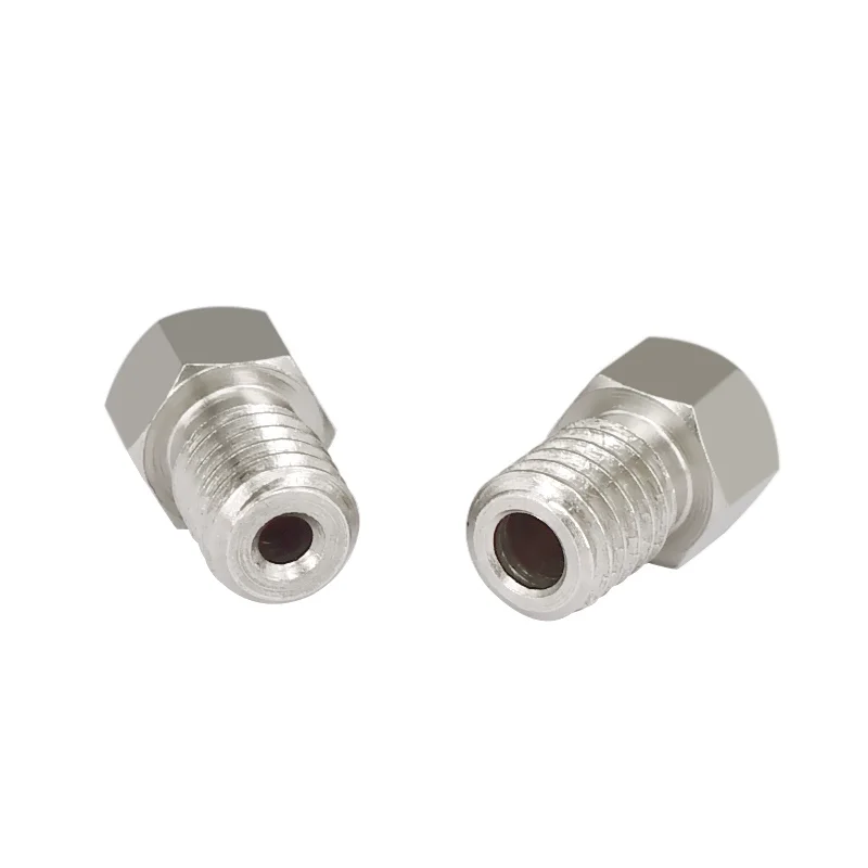 2 Pc High Quality Stainless Steel Nozzle 1.75/3mm Consumables Nozzle Extruder For 3D Printer Accessories