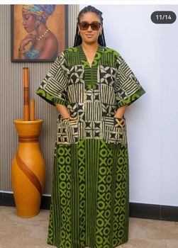 2026 Plus Size Dresses for Women Traditional Africa Clothing Dashiki Ankara Gown Abayas Robe Muslim Kaftan Long Maxi Dress