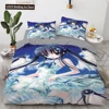 Anime Kawaii Bedding Set Japan Anime Loli Duvet Cover Set Kids Bedroom Cartoon 3D Printed Quilt Cover Bedroom Gift 1